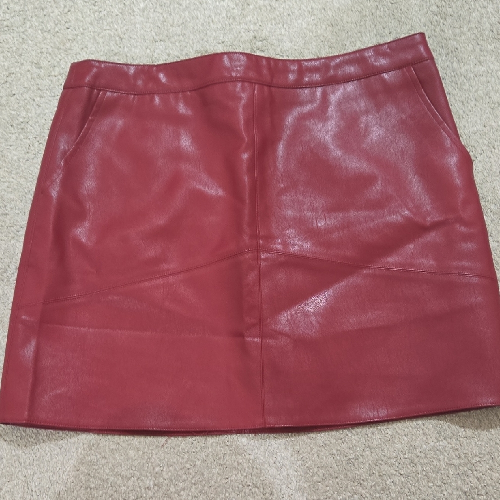 Lulu's Bold Red Mini Skirt